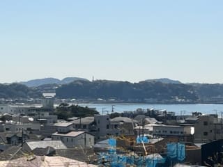 見晴台から見た海光庵