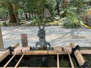 妙本寺の手水舎