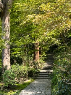 瑞泉寺入口の階段